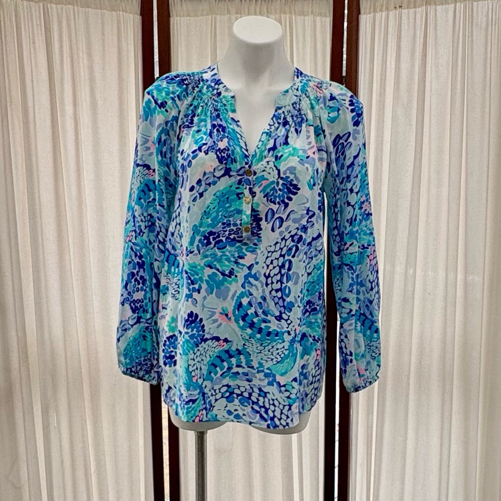 Lilly Pulitzer Elsa Silk Top *AS IS*